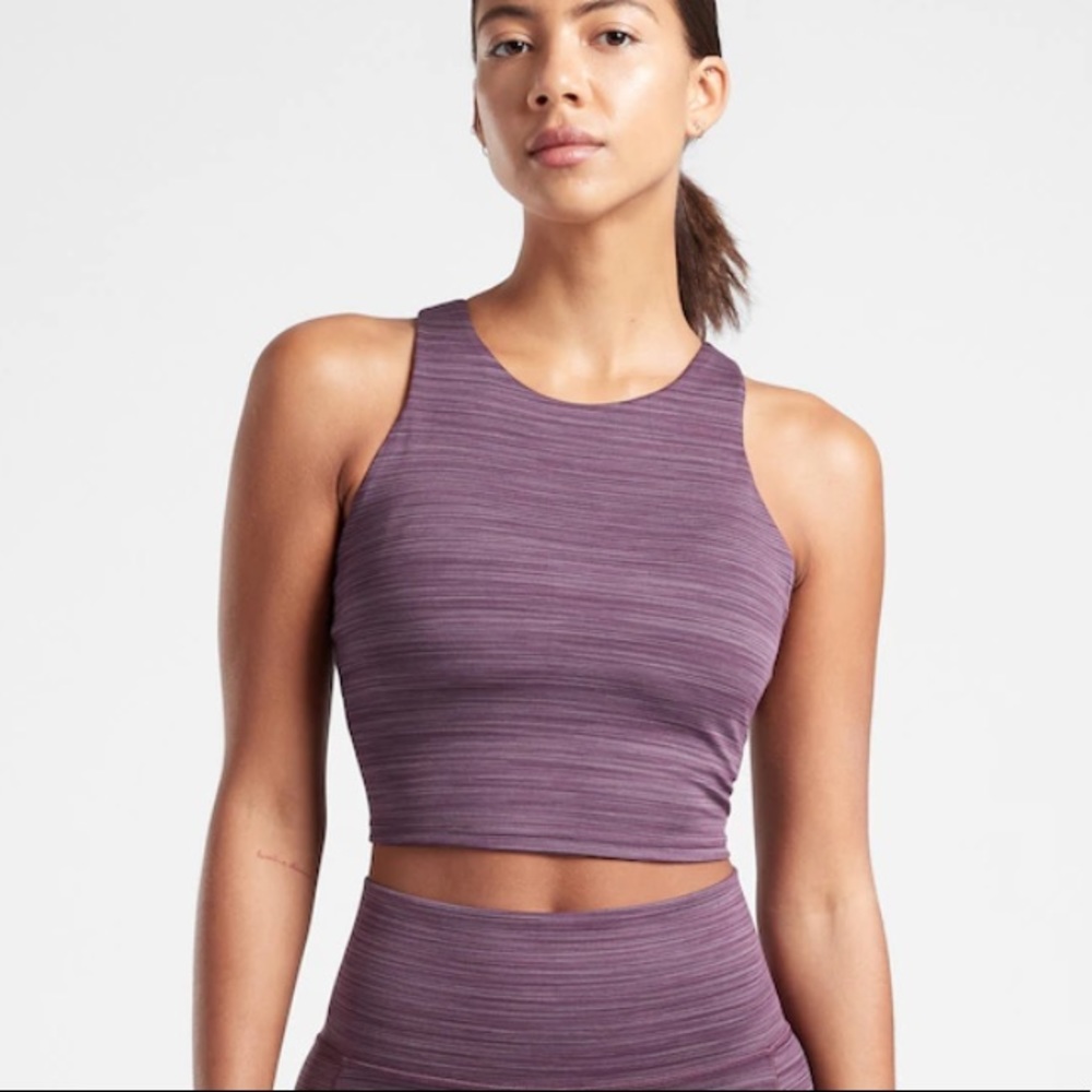 ⭕️SOLD⭕️ Athleta Conscious Space Dye Crop